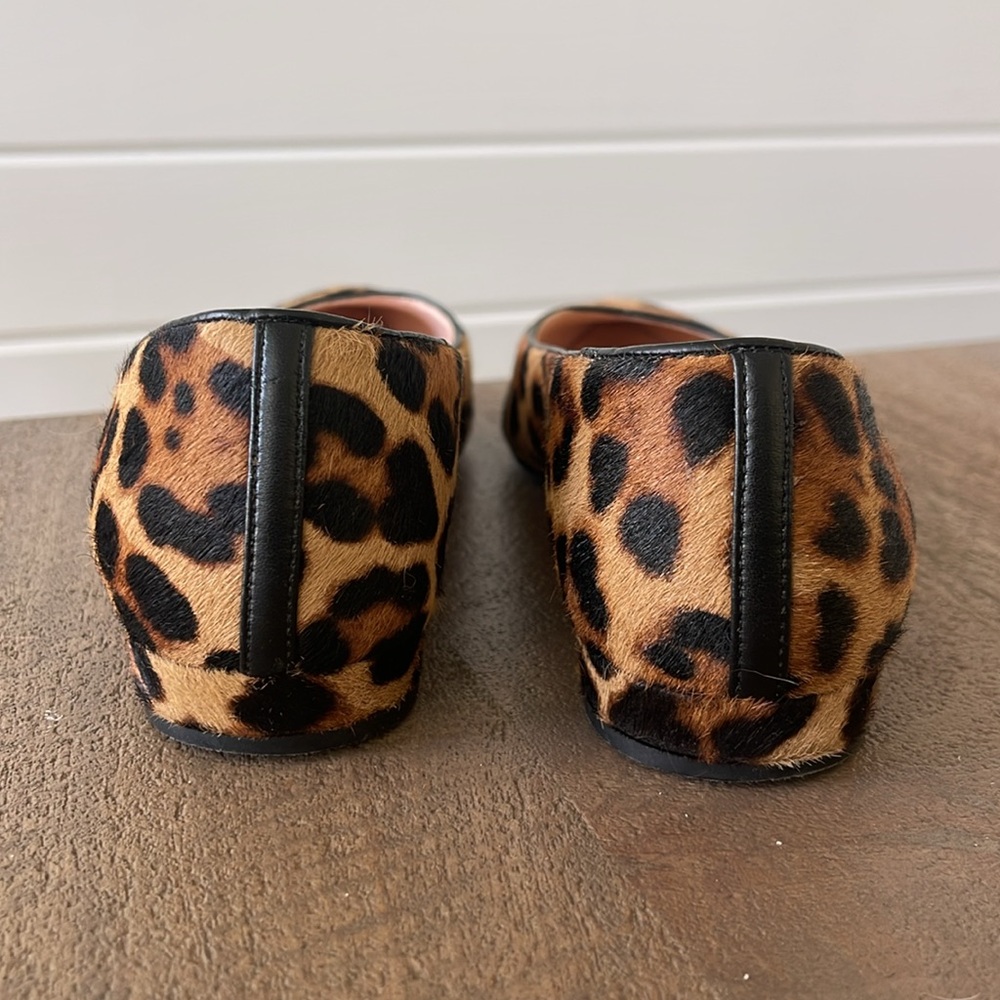 J. Crew Women’s Size 6 Calf Hair Leopard Flats - Picture 3 of 5